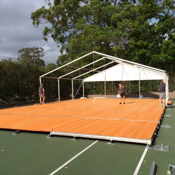 Marquee & Flooring construction