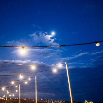 festoon lighting hire